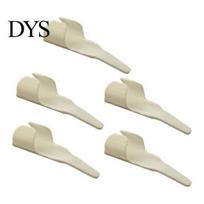 Tailor Sewing Accessories Machine Finger Guard Clip, Plastic Adjustable Open Design, Household Handy Fabric Pusher for Gloves, Effortless Cross Stitch 5pcs balta