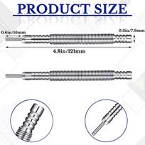 Spring Center Punch Hammerless Dual Head Nail Setter Spring Loaded High Carbon Steel Nail Punch Door Hinge Pin Remover Tool