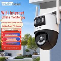 UNV 10MP Dual-Lens WiFi Outdoor Smart Security Camera CN plug (adapter included)