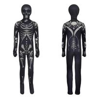 Adult Halloween Skeleton Costume Jumpsuit Funny for Party L juoda