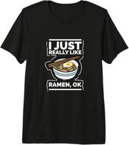 I Just Really Like Ramen Ok? Egg Noodle Lover Gift Premium Tri-Blend  Unisex T-Shirt XXXXL