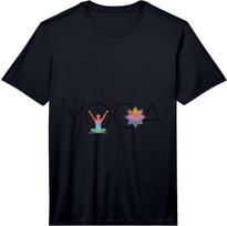 Yoga Meditation and Lotus Flower Relaxing Yogis Gift Performance  Unisex T-Shirt S