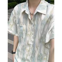 Summer seaside vacation shirt, men's all-match shirt L