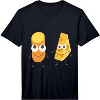 Macaroni and Cheese Funny Caricature Gift Performance T-Shirt Unisex T-Shirt S