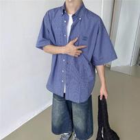 Summer seaside vacation shirt, men's all-match shirt L