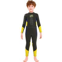 Kids 2.5mm Neoprene Wetsuit Diving Snorkeling Surfing Warmth Protection Long Sleeve Full Body Suit Boys Small pilka