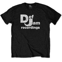 Def Jam Recordings Classic Logo Black Unisexs Tshirt Unisexs L
