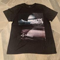 Arctic Monkeys Band T- L Black Rock Indie Music Tee Distressed Japan F/S Unisex T-Shirt XL