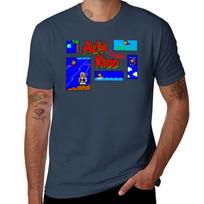 Alex Kidd in Miracle World Title Screen TShirt Basic Crew Neck Short Sleeve Top S