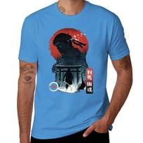 New Ghost of Tsushima Art Moon TShirt quick drying basketball graphic tees anime tshirt summer tops Unisexs tshirt S