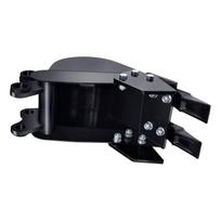 7.87 Inch Small Excavator Bucket Alloy Steel Narrow Digger Bucket with 2 Front Blade for Pipeline Excavation and River Dredging alloy steel