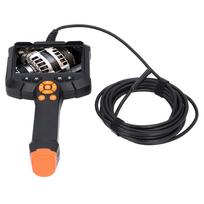 4.3in Inspection Camera Dual Lens 8mm Handheld Pipe Inspection Camera Endoscope with 8 Adjustable LEDs for Car Home Repair 5m / 16.4ft abs