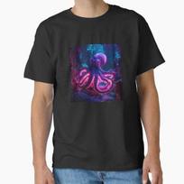 Vibrant Deep Sea Octopus With Glowing Tentacles Made In Usaaus Tshirt S2xl S