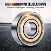 10Pcs 608ZZ Deep Groove Ball Bearing Double Shield Skateboard Ball Bearings Ball Bearings for Skateboards Inline Skates Scooters China Mainland