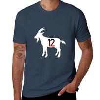 Goat 12 Greatest Of All Time Goat Gifts Tshirt Outdoor Work Short Sleeve Top S