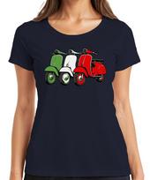 Italy Retro Scooter Flag Scooter Vintage Vespa Style Lifestyle Unisexs Tshirt S