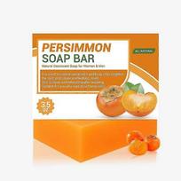 Persimmon Soap Bar for Body Odor Control Purifying Deodorizing Body Soap for Eliminating Nonenal Body Odor Natural Deodorant Soap for Men & Women, G