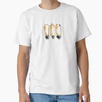 Triple Tubes Classic Tshirt Made In Usaaus Tshirt S2xl S