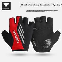 Bicycle Gloves, Half-Finger, for Mountain Bikes And Road Bikes, Shock-Absorbing, Non-Slip, Short Finger, Sun Protection, Outdoor Cycling Equipment