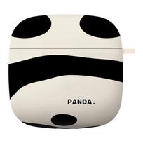 Incaida Protective Case for FreeBuds SE2/3 [Panda White] Bluetooth Wireless Earbuds Full Coverage Anti-Slip Drop-Proof Creative Cartoon Soft Shell