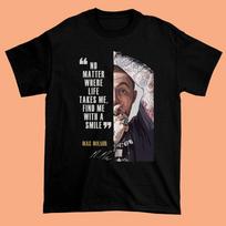 Mac Miller No Matter Where Life Takes Me, Find Me with a Smile Shirt Black C010 S