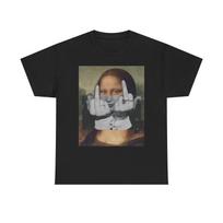 Mona Lisa Funny Hip Hop Graphic T Shirt Vintage S-5XL L