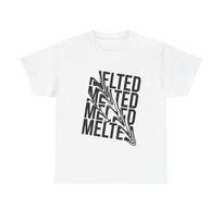 Melted Trippy T Shirt Unisex Heavy Cotton Tee M