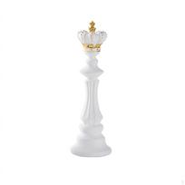Chess Figurine Accented Piece Statue Carved Ornament for Collectors, Bookshelf, Study, Office