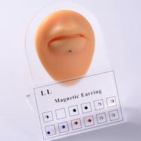 12Pcs Magnetic Earring Piercings  Cartilage Nose Ring   Non Pierced Jewelry onesize