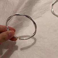 Fishtail Bracelet Female Mobius Ring Bracelet Ins Light Luxury Niche Design 2pcs/set
