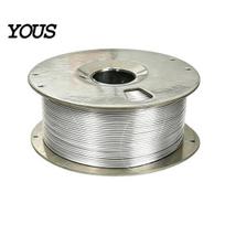 Metallic Silk Filament 1.75mm Silver PLA for 3D Printer, 1kg Spool Beginner Friendly Shiny Filament, Neatly Wound DIY Models Printing sidabras