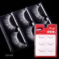 3 Pairs Manga White False Eyelashes Dramatic Cosplay Eyelashes  Lashes Extension 002