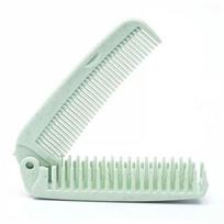 Massage Foldable Hair Comb Detangling Hair Brush Creative Folding Comb  Hairdressing Tools žalia