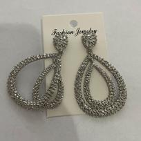 Big Gold Double Layer Water Drop Earrings For Women Metal Earing Jewelry Trending Women's Exaggerated Matte Earrings