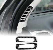 Carbon Fiber A-Pillar Air Vent Trim for Jeep Grand Cherokee 2011-2020 Interior Decoration Noir juoda