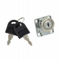DoMino U cabinet lock CL1136 D19 L20 silver