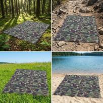 Ground Mat Picnic Mat, Portable Tent Footprint, Waterproof Camping Tarp for Fishing Travel 1.5x2m