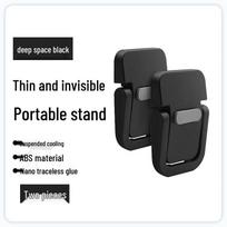 Compact Foldable Laptop Stand with Adjustable Height - Portable and Ergonomic Keyboard Support
