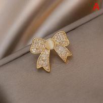 Bowknot saulėgrąžų krištolo krištolinė sagė vestuvinė suknelė puokštė korsažas 2x1.7cm