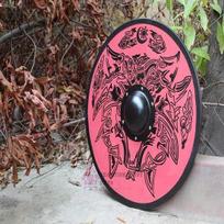 Royal Handicraft 60.96 cm Wooden Shield Heavy Metal Medieval Shield Viking Shield