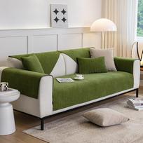 Herringbone Pattern Chenille Sofa Cushion Nordic Minimalist Sofa Cushion All-season Universal Anti Slip Seat Cushion Modern Fashion Cover 70*70 gray