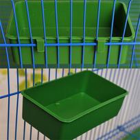 Daugiafunkcinis Creative Green Food Tray Parrot Baththb Animal Cage dušo dėžutė