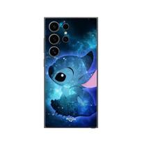 Case - MANIACASE - Samsung Galaxy S24 Ultra - Flexible - Stitch Pattern - Blue mėlyna