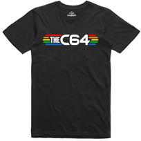 C64 T Shirt Retro Mens Vintage Computer Logo 8 Bit Gamer Tee 4XL