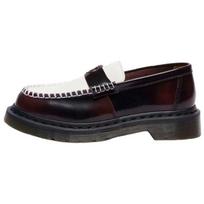 Dr. Martens Penton Heart Suede Madingi Slip-On Mokasinai Moteriški Mokasinai Vyšnių Raudonumo 42594600 37