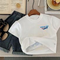 Skateboard Pattern Design Children's Tops Summer Boys Girls Short Sleeve T-shirts Cotton Korean Kids Clothes 80 balta