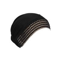 Lace Flower Headwrap Cap Full Coverage Lace Trim Hat New Headband Cap  Daily Casual Wear juoda