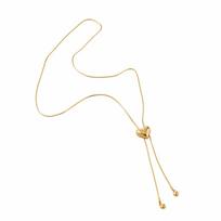 Alloy Long Drop Necklace Gold Color Heart Pendant Necklace Heart Chain Necklace  Bijoux Femme auksas