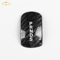 Car Gear Shift Knob Cover Head Trim Sticker For Ford Mustang 2015 -2024 Car Carbon Fiber Accessories One Size