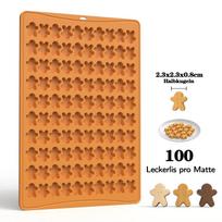 Kūrybiškas silikoninis imbierinis žmogeliukas Kalėdų eglutės sausainių forma 100 skylučių PASIDARYK pats šokolado forma Mini naminio gyvūnėlio šuniuko užkandžių sausainių trintuvas